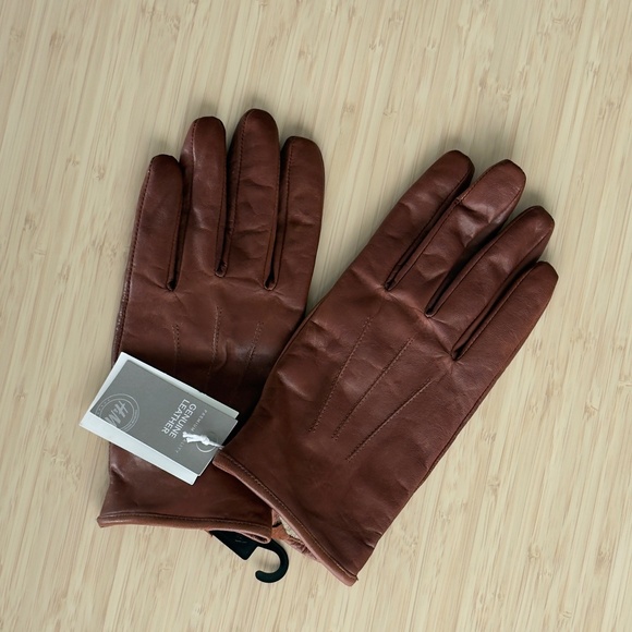 H&M Other - H&M Brown Leather Gloves Size S/M